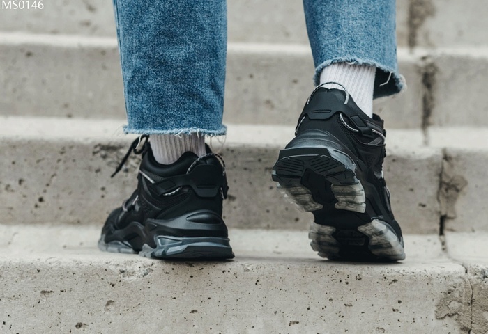Зимові кросівки Staff black & gray