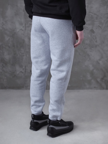 Спортивні штани SHIRR fleece I світло-сірий меланж