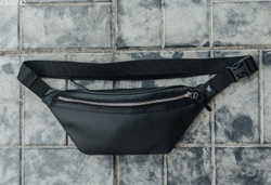 Поясная сумка Staff leather black
