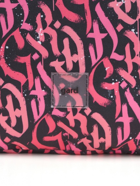 Рюкзак GARD SMASH розовая каллиграфия 2/21 черно-розовый 3777
