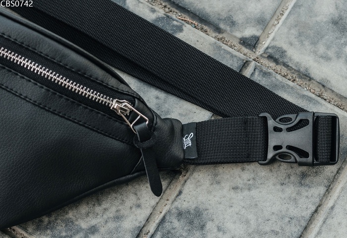 Поясна сумка Staff leather black