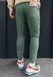 Спортивные штаны Staff green logo XS