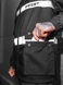 Куртка ветровка BEZET "Твой Враг" черный, серый XL