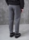 Спортивные штаны SHIRR fleece I темно-серый меланж S