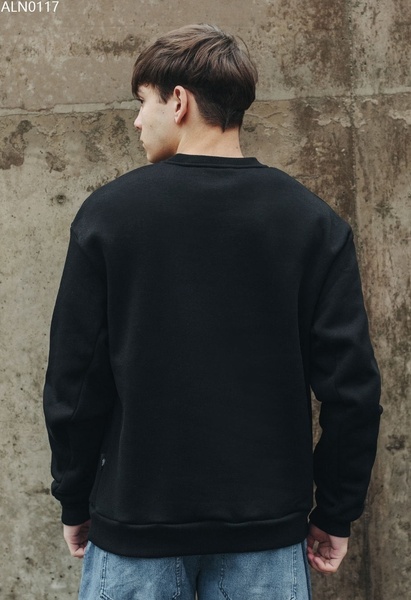 Світшот Staff black reflective pocket oversize fleece