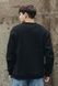 Свитшот Staff black reflective pocket oversize fleece M
