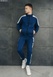 Спортивный костюм Staff blue & white zip XS