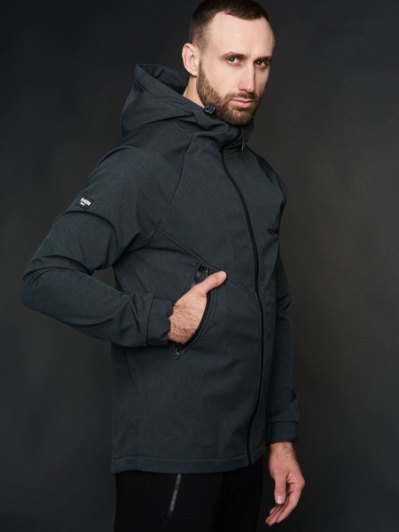 Куртка мужская Protection Soft Shell графит Custom Wear