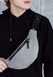Поясная сумка Staff leather gray