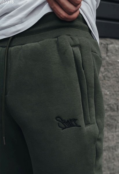 Спортивные штаны Staff khaki logo fleece