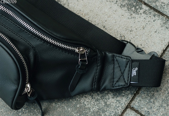 Поясная сумка Staff mos leather black