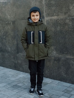 Дитяча куртка Staff M black & khaki