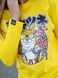 Світшот Custom Wear Kitsune Yellow S