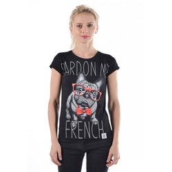 Женская футболка с французским бульдогом (Французский бульдог) XS