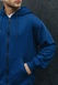 Толстовка Staff g blue basic zip oversize XS