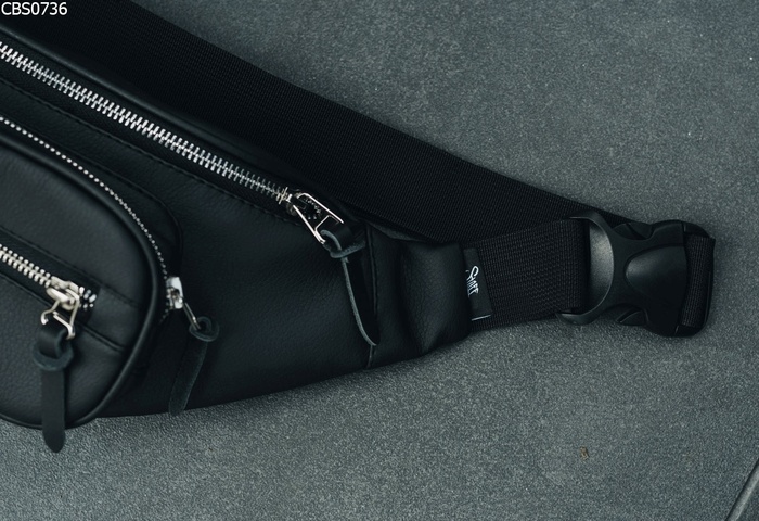 Поясная сумка Staff che leather black